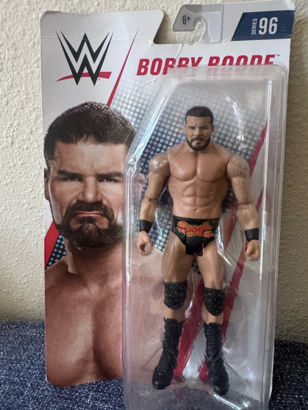 BOBBY ROODE, WWE ACTION FIGURE. MATTEL WWE SMACK DOWN SERIES 96. WRESTLING. 6”